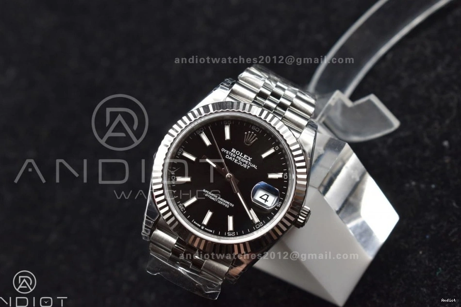 Jubilee Edition VS3235 on Stick VSF 126334 904L 41 Black 1:1 SS Bracelet DateJust Steel Dial Best 1113